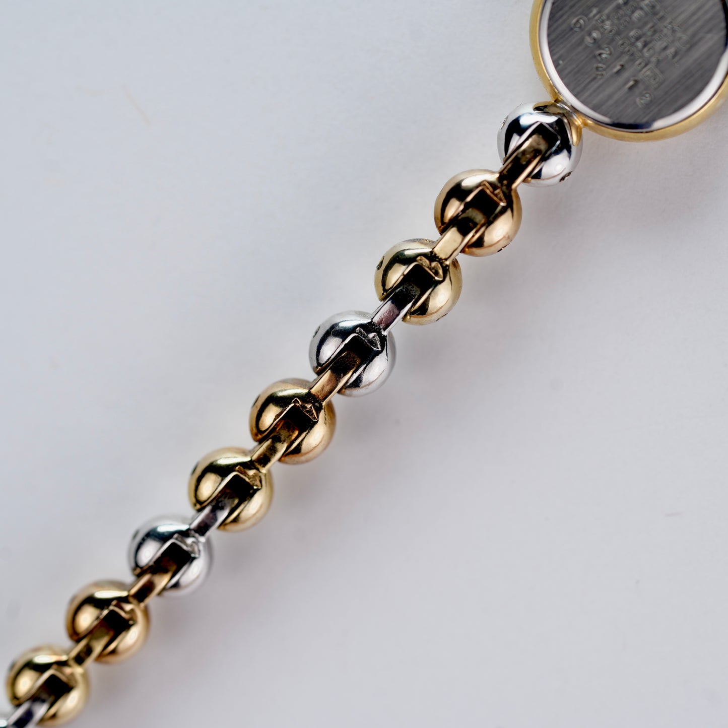 Tiny Seiko Tricolor Beaded Ball Bracelet 1E20-0070