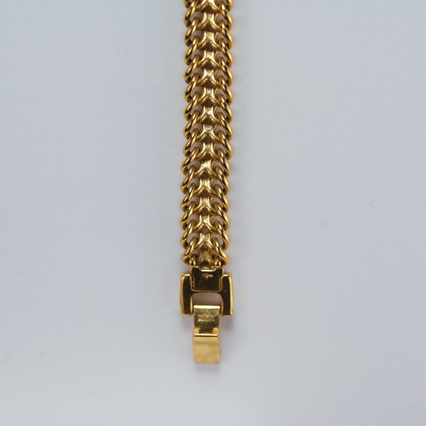 Pulsar Square MOP Dial Gold Tone V400-6020