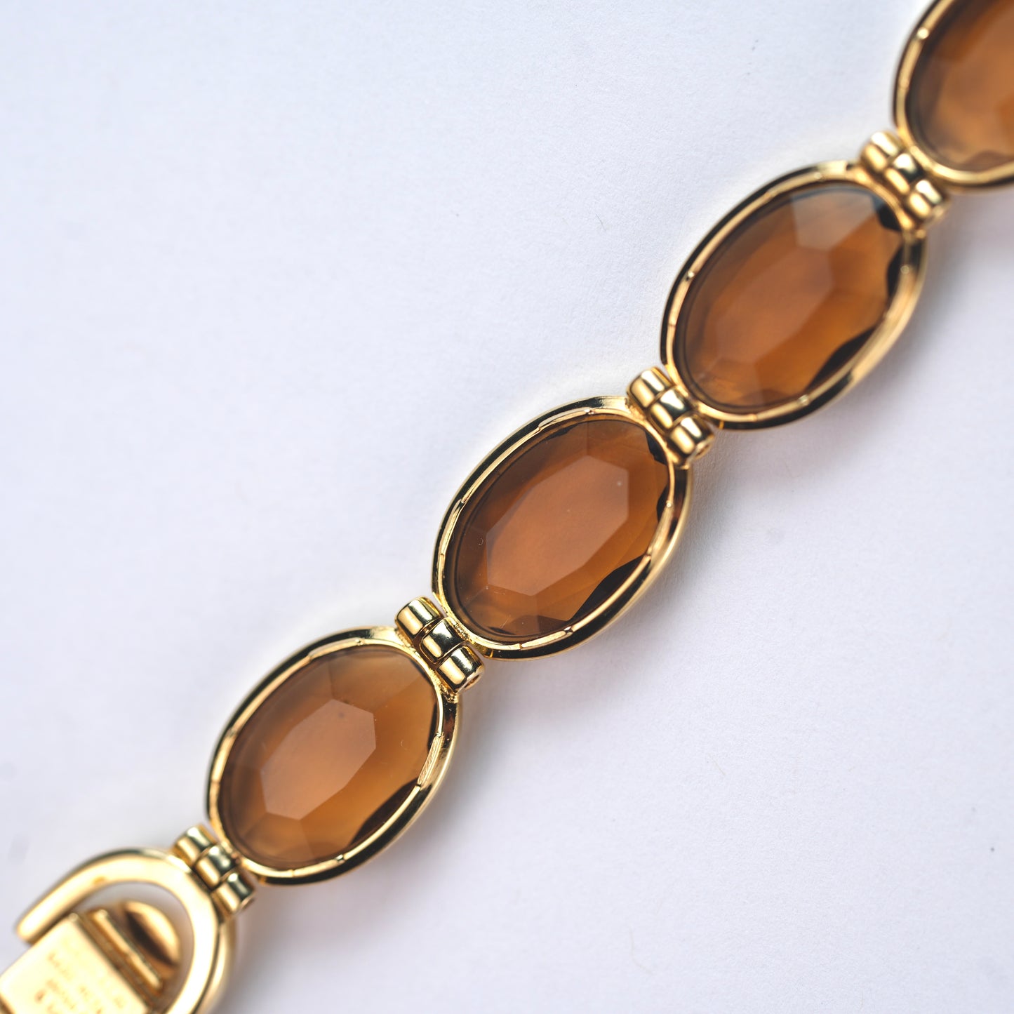 Lassale by Seiko Glass Bronze Crystal Bracelet 1E50-5159