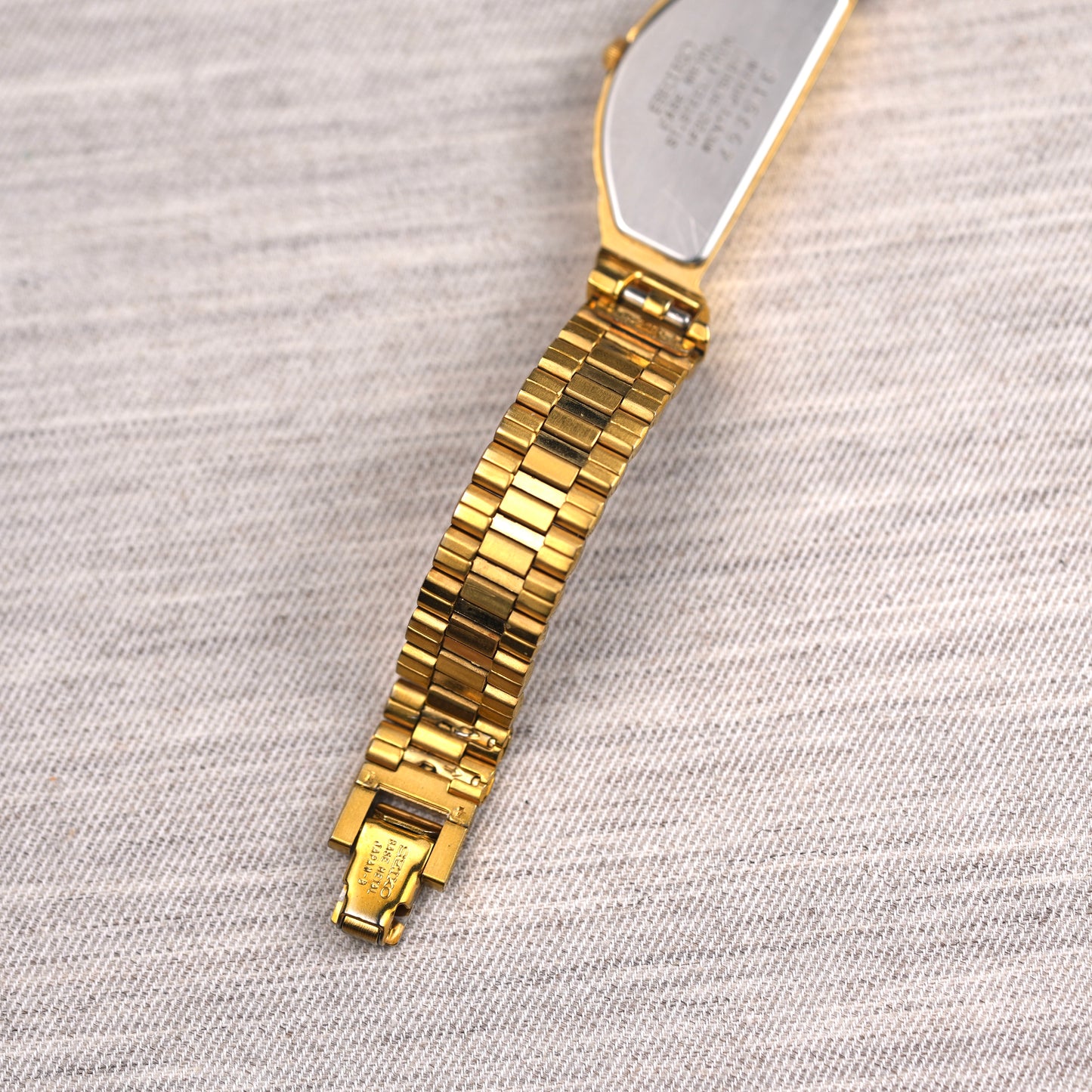 Seiko Half Moon Gold 1F20-5D59 (Good Condition)