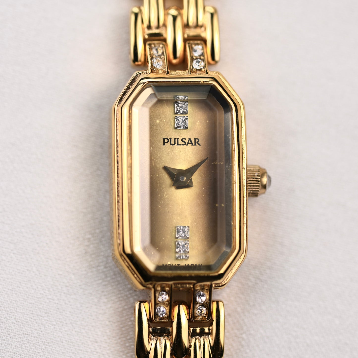 Pulsar V220-X029 Faceted Brown Gradient Dial Watch