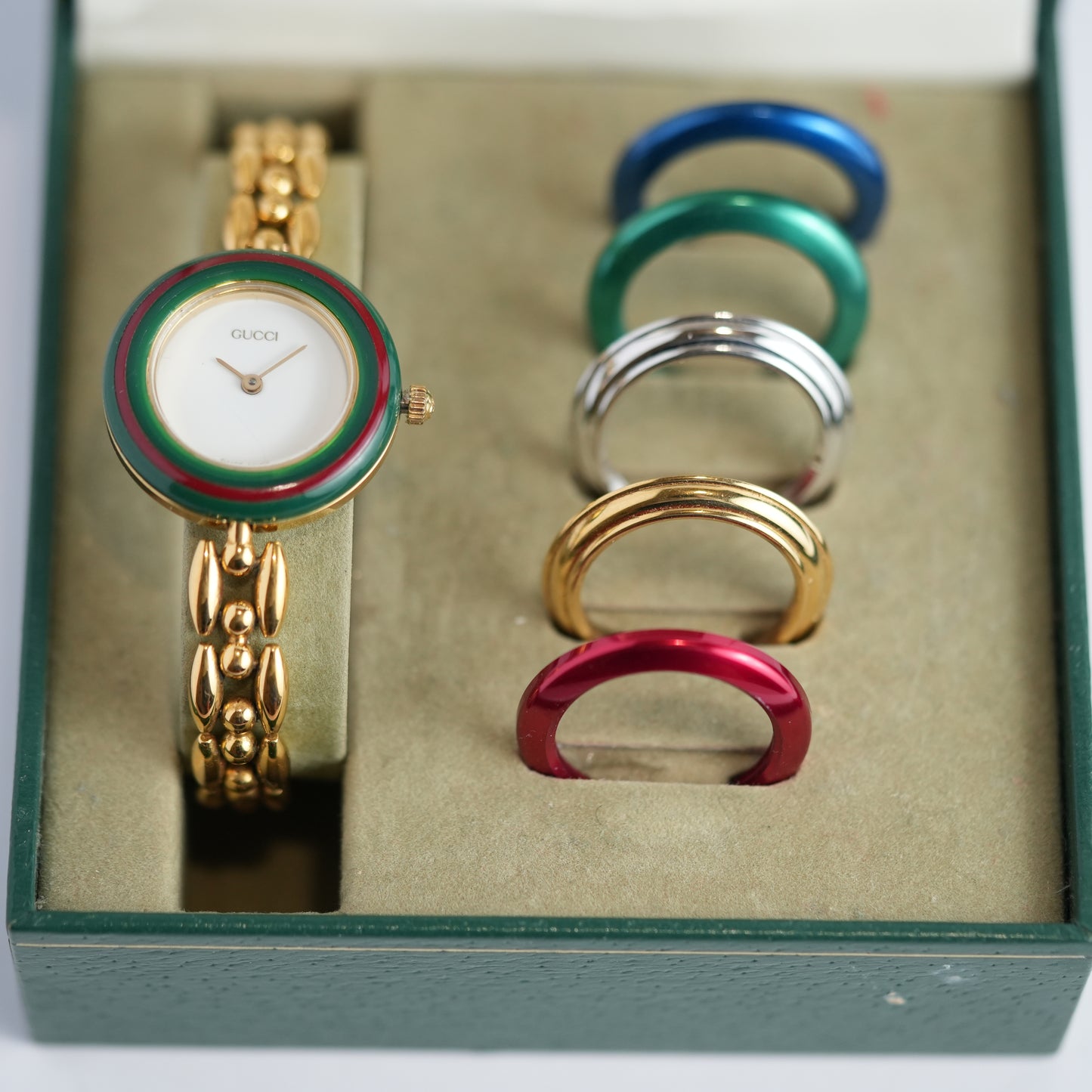 Gucci Bezel Change Watch w/ Box