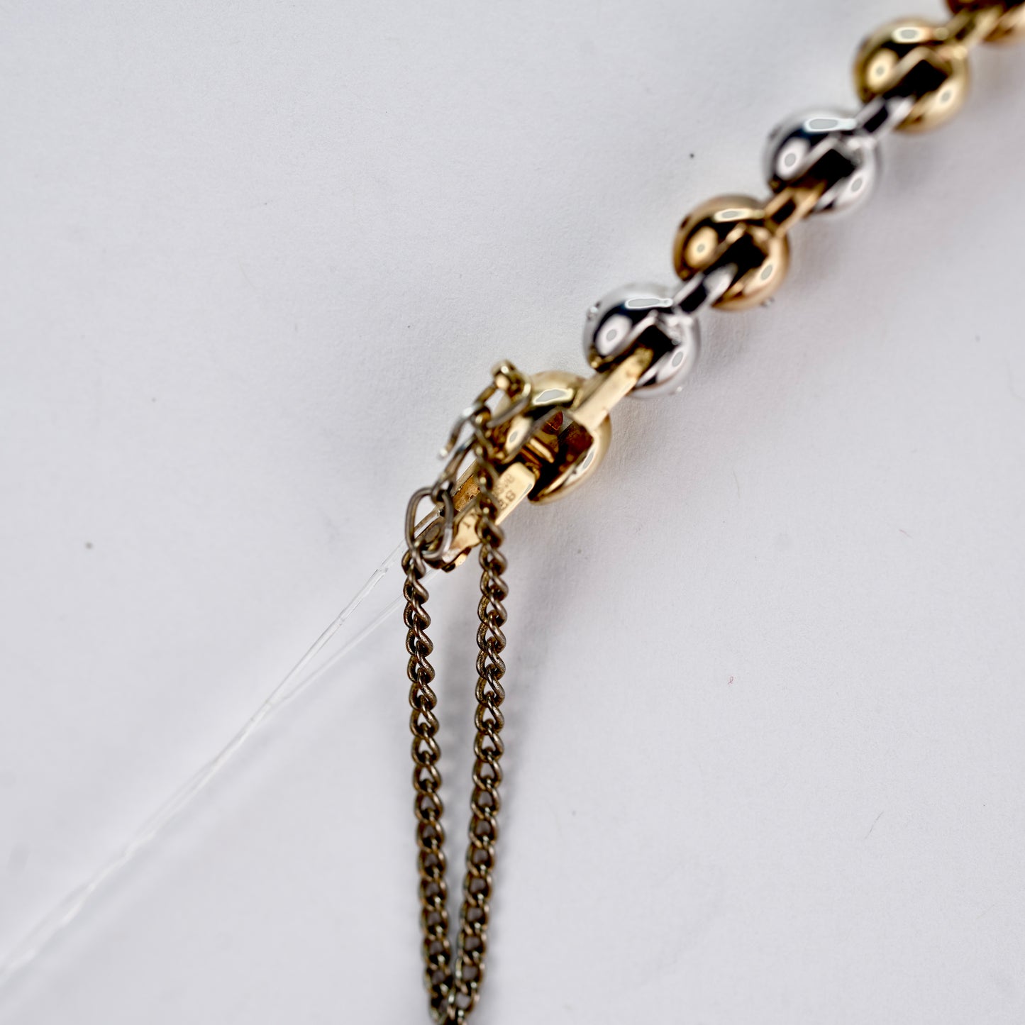 Tiny Seiko Tricolor Beaded Ball Bracelet 1E20-0070