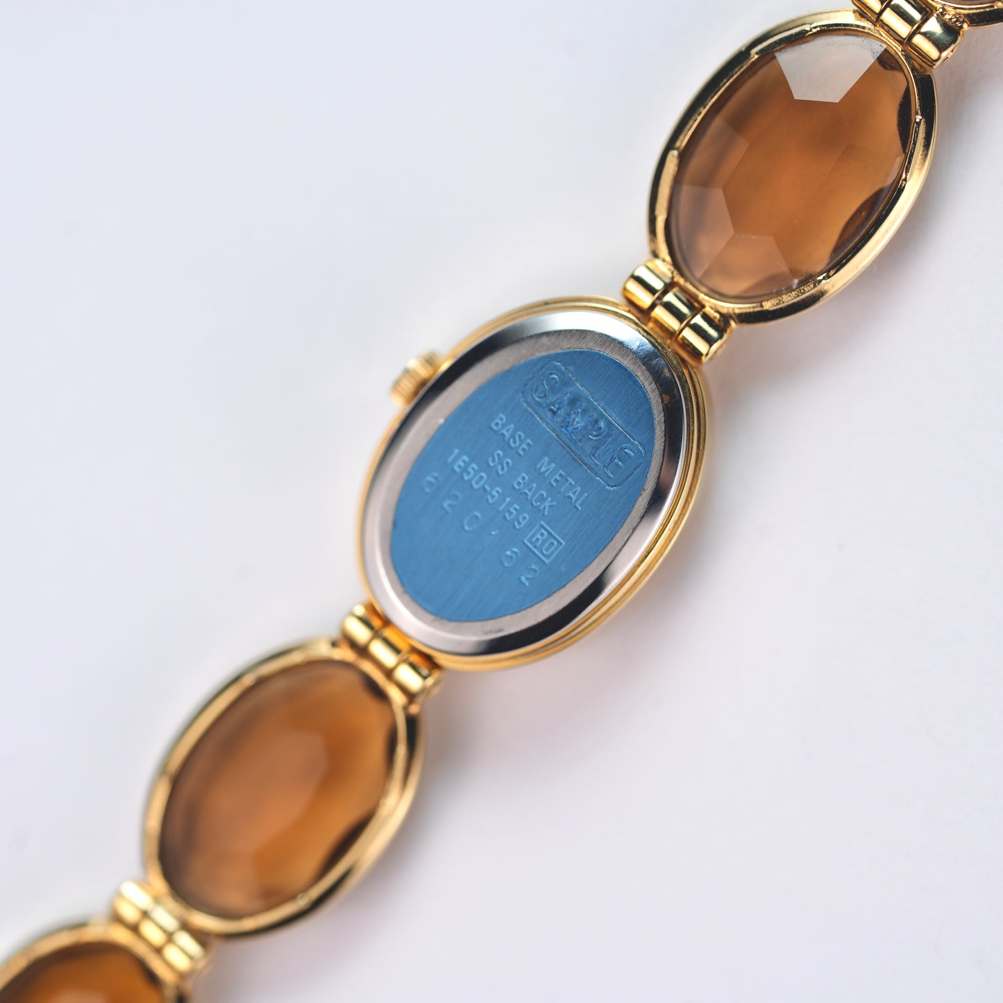 Lassale by Seiko Glass Bronze Crystal Bracelet 1E50-5159