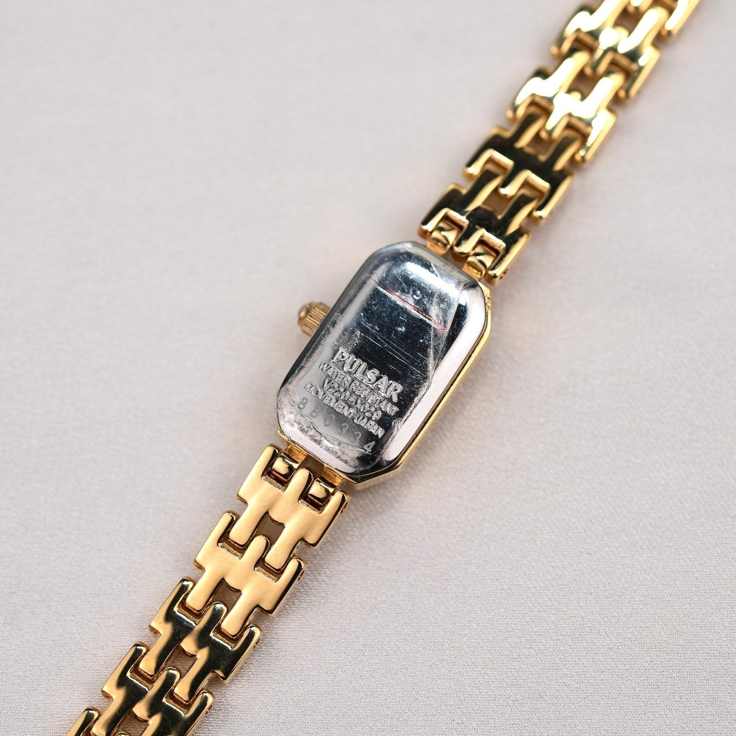 Pulsar V220-X029 Faceted Brown Gradient Dial Watch
