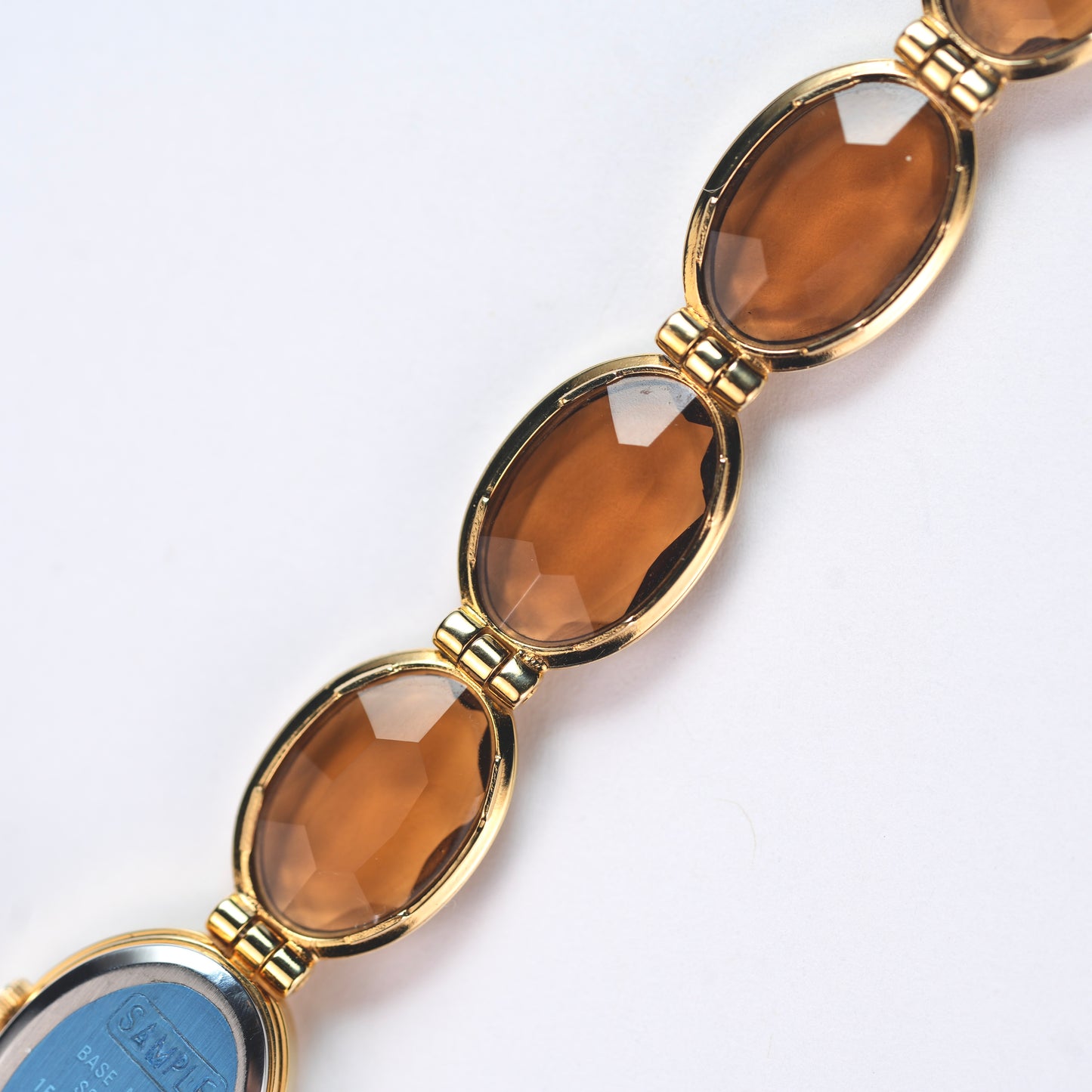 Lassale by Seiko Glass Bronze Crystal Bracelet 1E50-5159