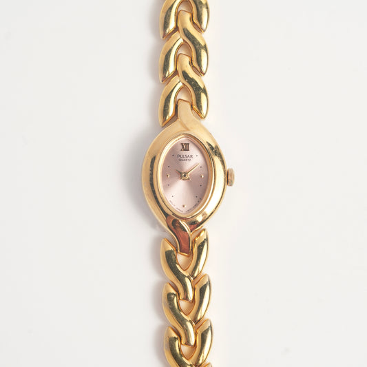 Pulsar Pink Oval Watch