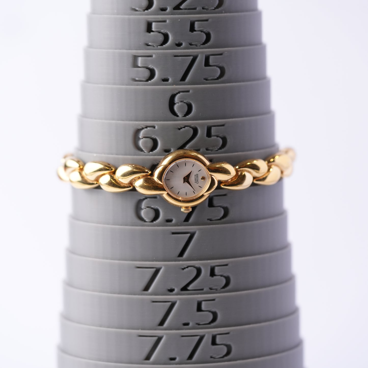 Seiko MOP Dial Waterdrop Gold Beacelet Watch 1F20-5K59