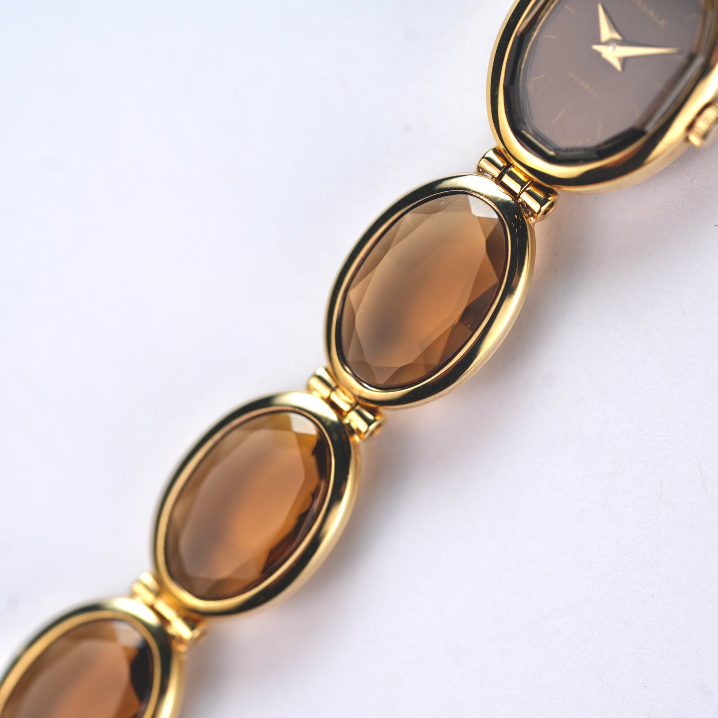 Lassale by Seiko Glass Bronze Crystal Bracelet 1E50-5159