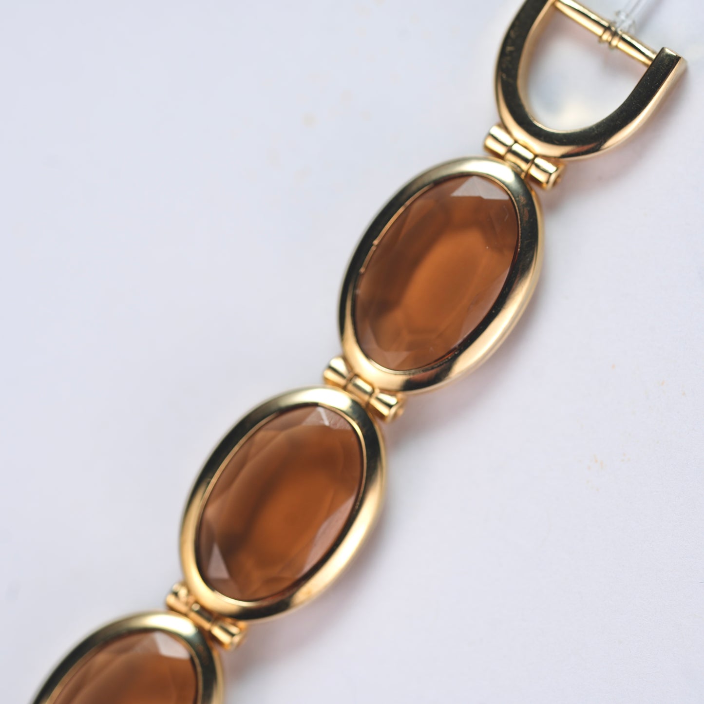 Lassale by Seiko Glass Bronze Crystal Bracelet 1E50-5159