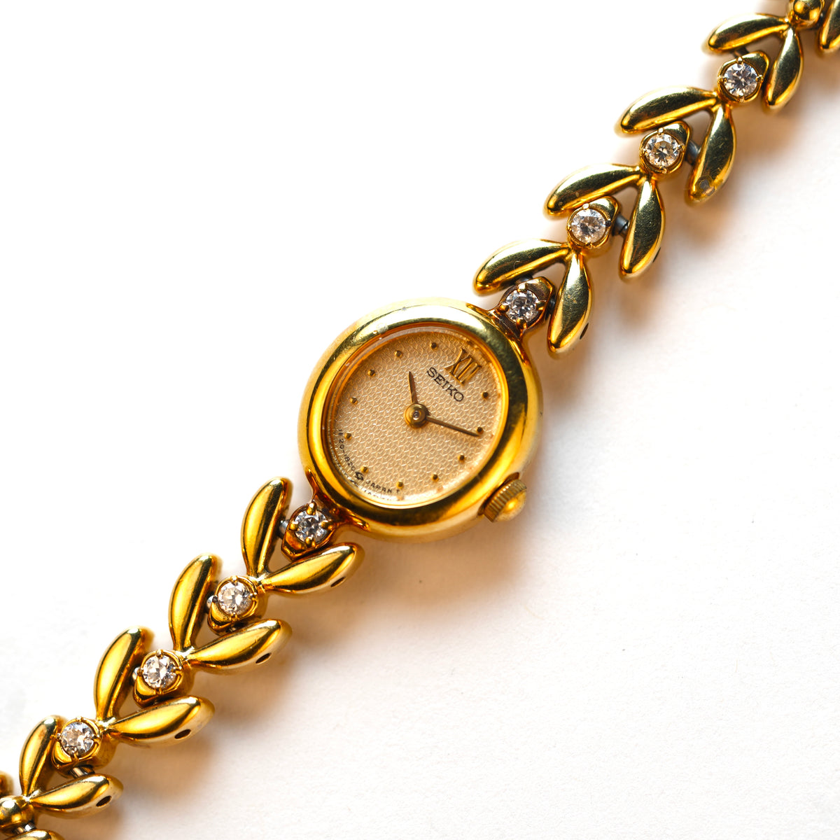 Seiko Diamond Leaf Bracelet 1E20-6050