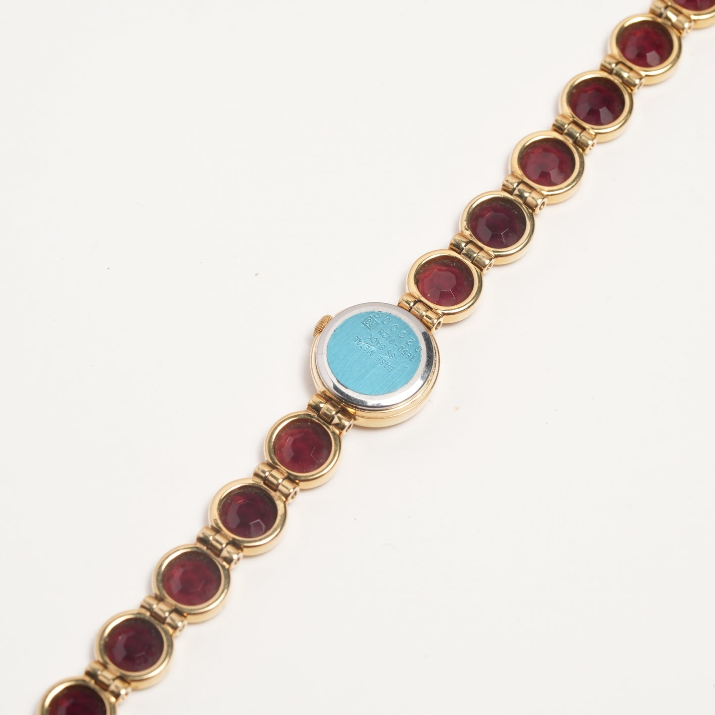 Lassale by Seiko Glass Burgundy Crystal Bracelet 1E50-012H