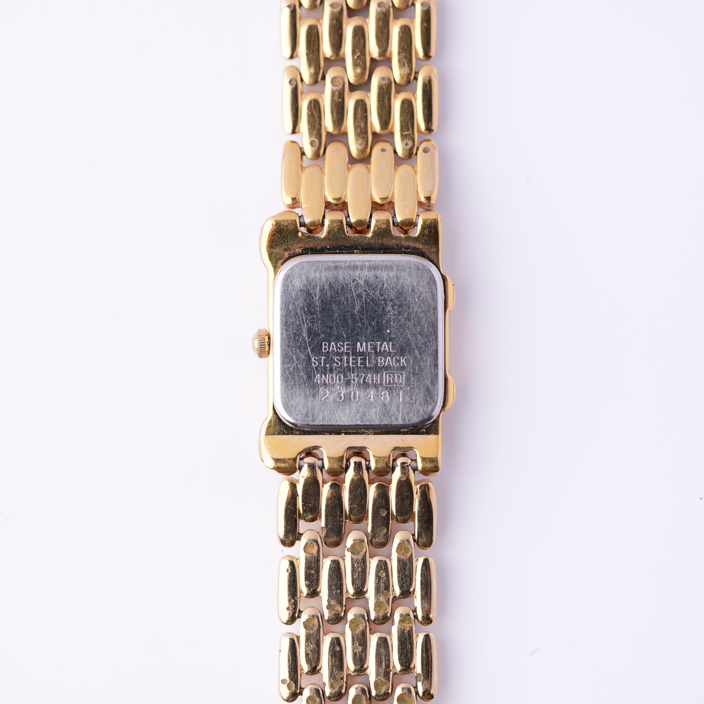 Seiko Asymmetrical Rivoli Gold Dial Watch