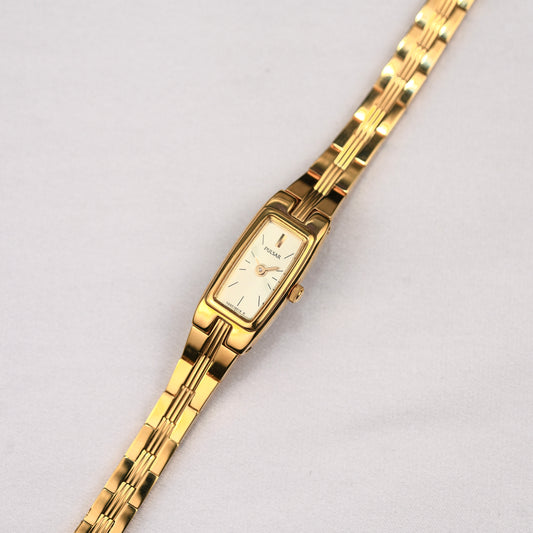 Pulsar V220-X020 Light Gold Dial Watch
