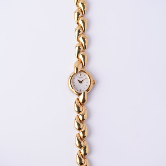 Seiko MOP Dial Waterdrop Gold Beacelet Watch 1F20-5K59