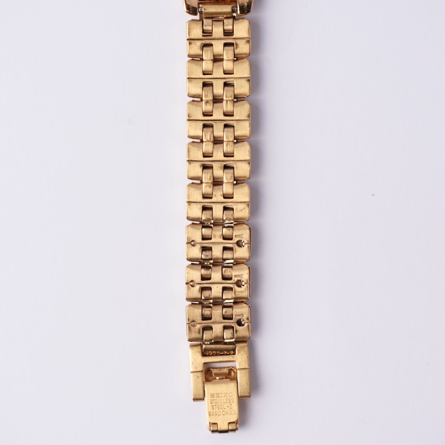 Seiko 2E20-7279 Mother of Pearl Slim Tank Watch