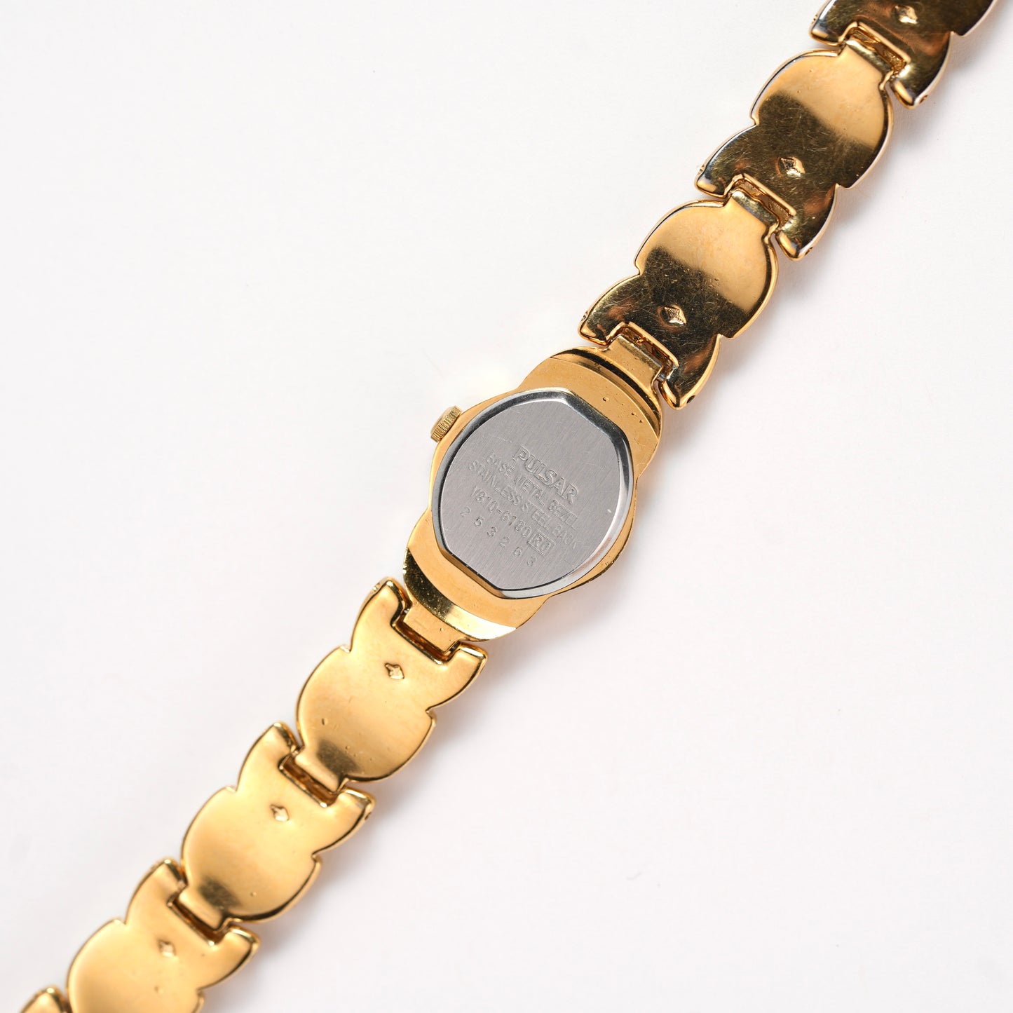 Rare Pulsar V810-6180 MOP Marquise Dial Watch