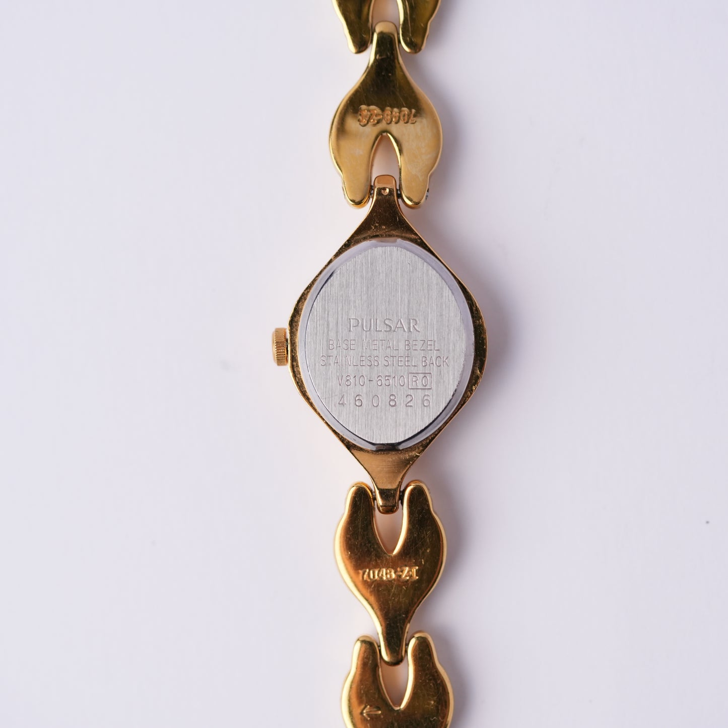 Pulsar Burgundy Red Marquis Dial Watch