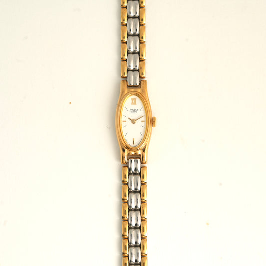 Pulsar V220-6190 Two Tone White Dial (Excellent Condition)