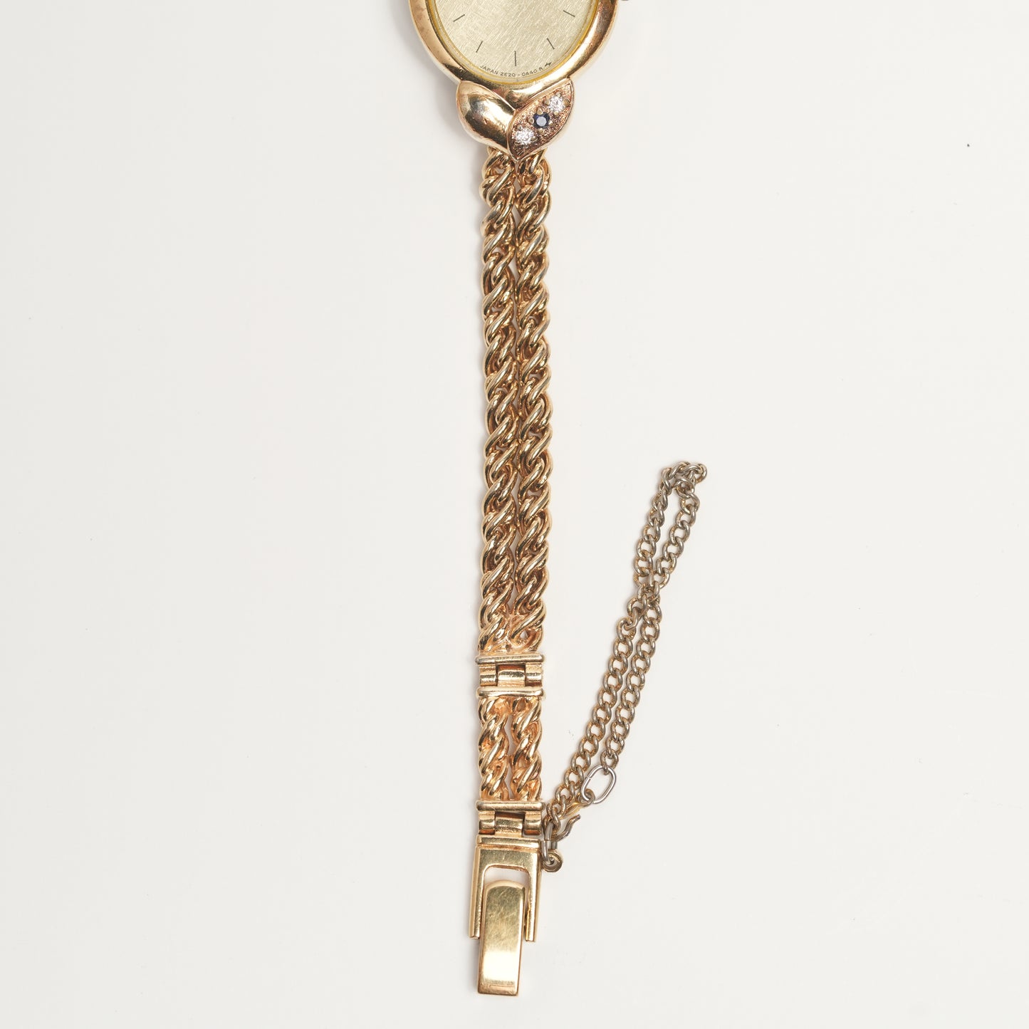 Seiko 2E20-5320 Sapphire Accent Watch