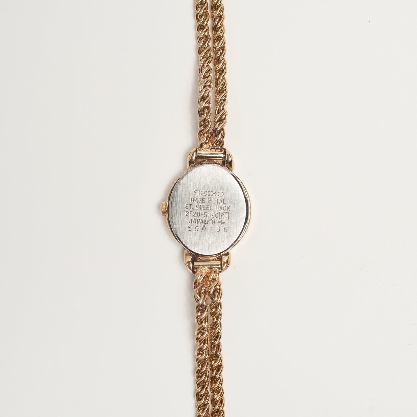 Seiko 2E20-5320 Sapphire Accent Watch