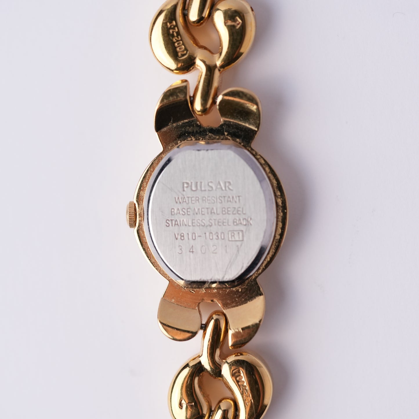 Pulsar Chunky Bracelet Green Round Dial Watch