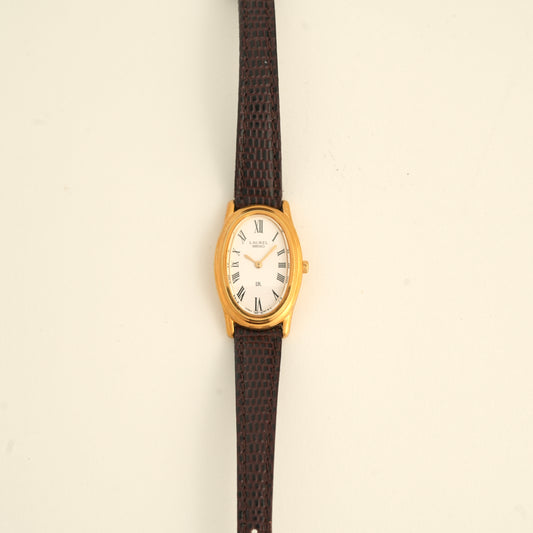 Laurel Seiko Oval Baignoire Style Watch 5A50-3010