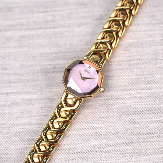 Lassale Pink Decagon Lattice Gold 4N00-6349