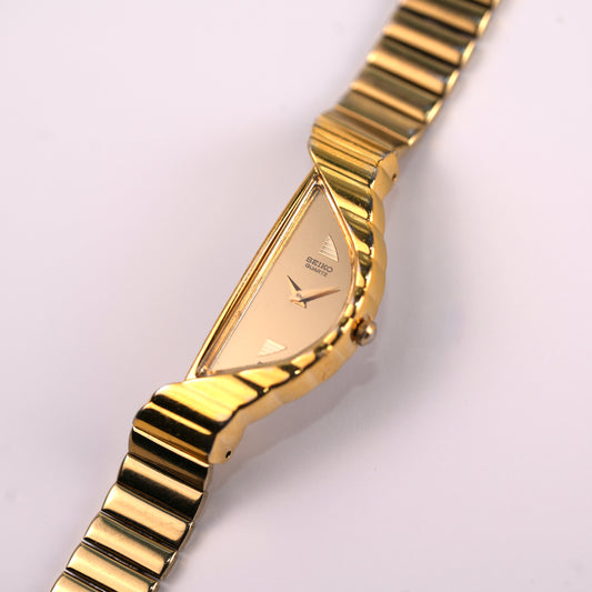Seiko Half Moon Gold 1F20-5D59 (Great Condition)