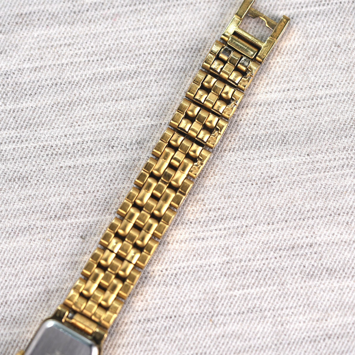 Seiko Slim Mother of Pearl Mini Tank Watch 2E20-6859