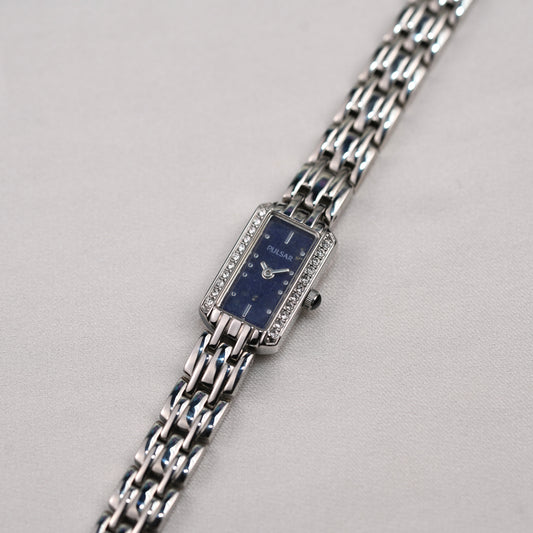 Pulsar V220-X030 Navy Mica Stainless Watch