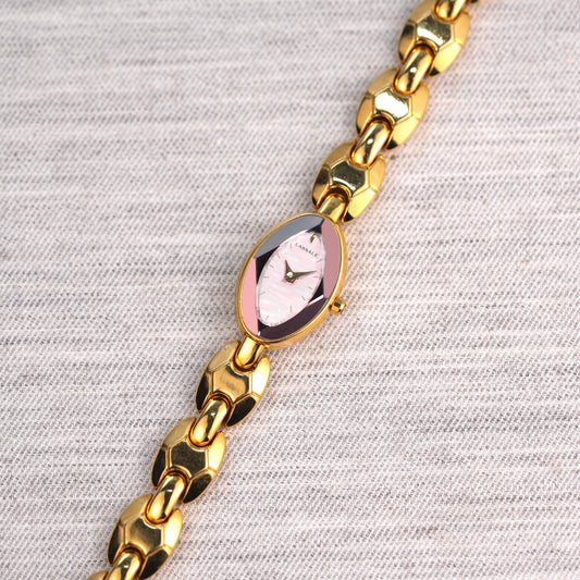 Lassale Pink Oval Slim Watch 1E20-5149
