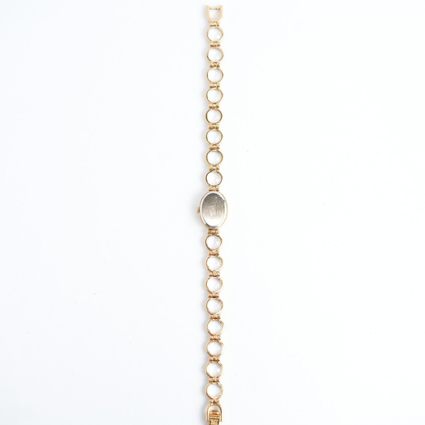 Lassale Seiko Clear Glass Circle Bracelet Watch