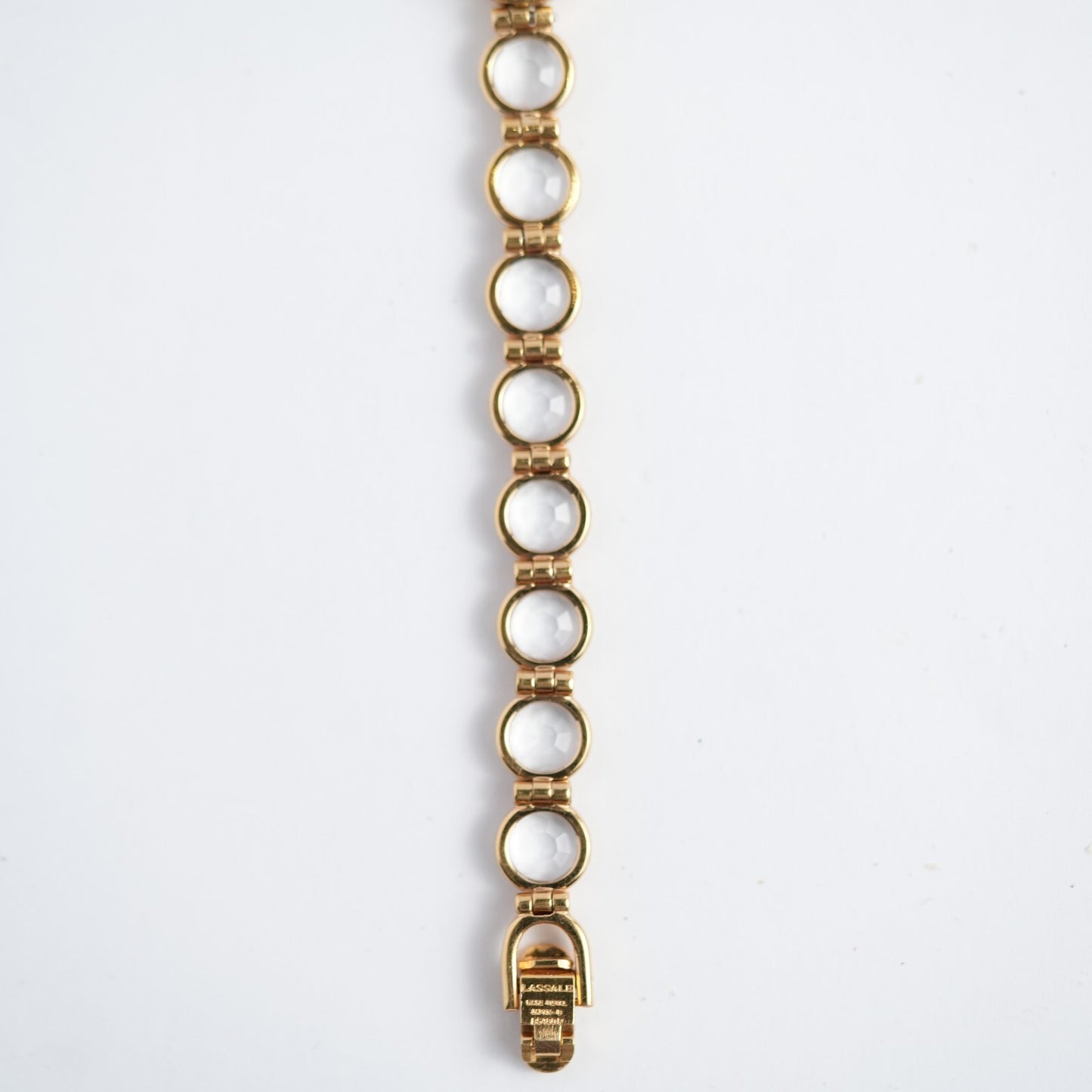 Lassale Seiko Clear Glass Circle Bracelet Watch