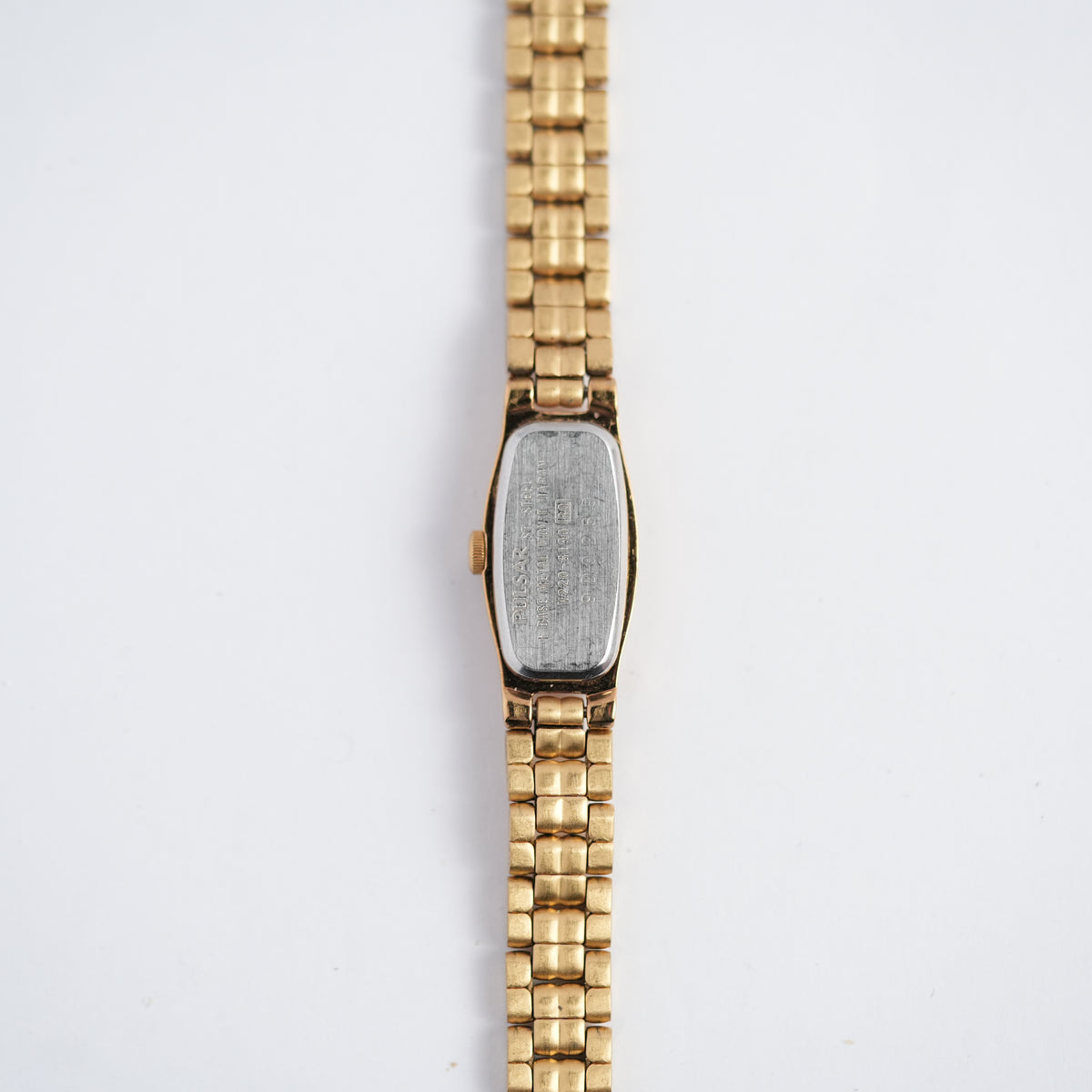Pulsar V220-6190 Gold Tone White Dial (Mod)(Excellent Condition)